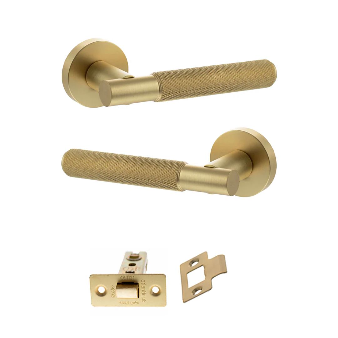 Atlantic SPR170 Senza Pari Rosarno on Round Rose Door Handle Pack