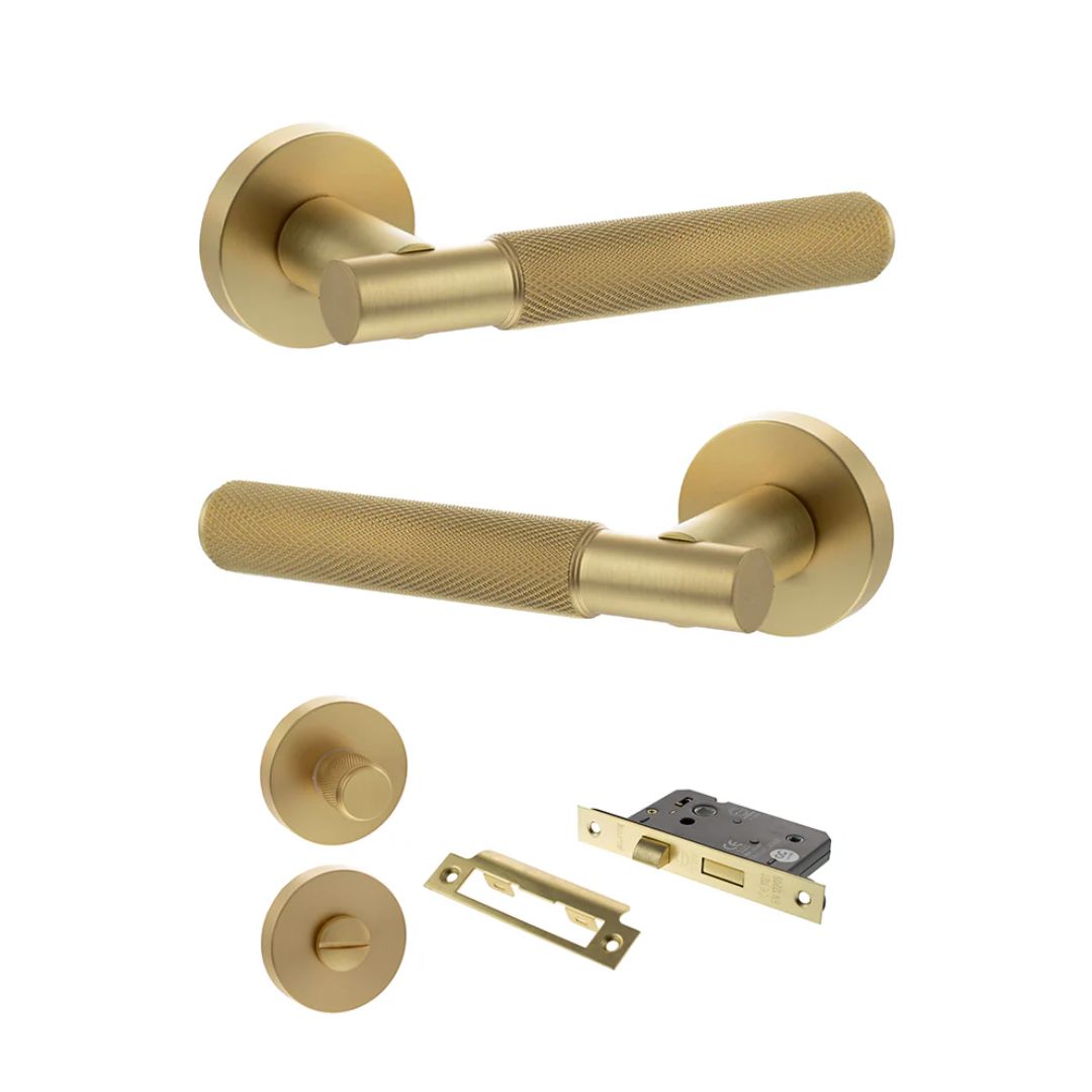 Atlantic SPR170 Senza Pari Rosarno on Round Rose Door Handle Pack