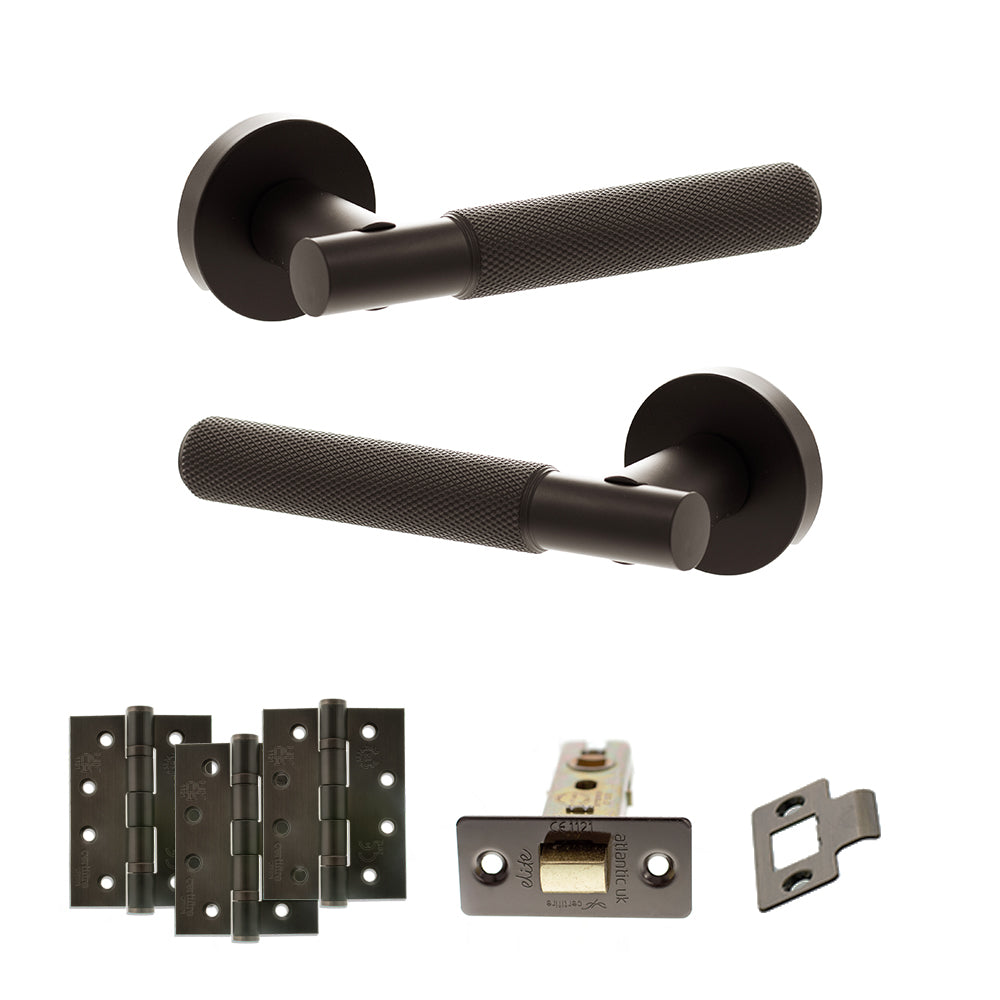 Atlantic SPR170 Senza Pari Rosarno on Round Rose Door Handle Pack