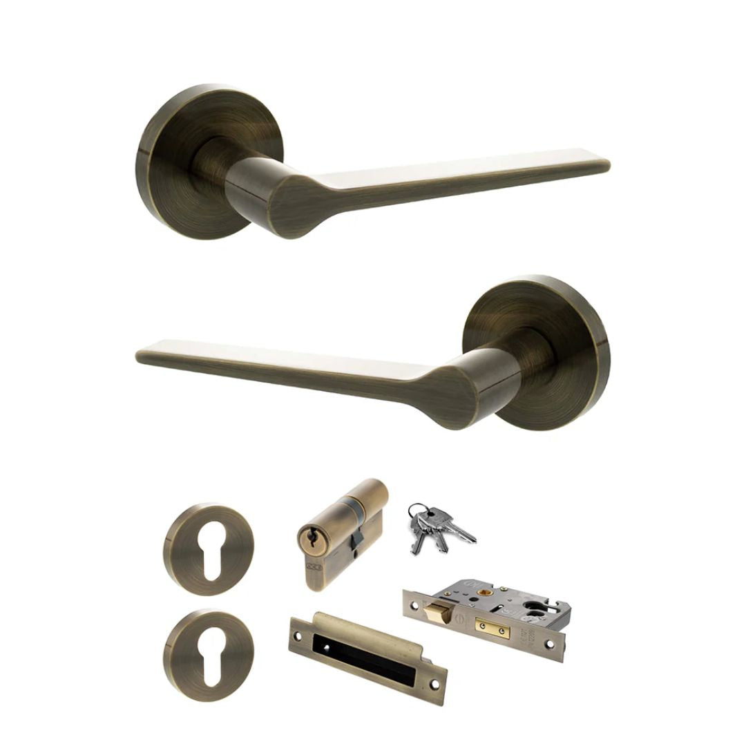 Atlantic SPR180 Senza Pari Laviano on Round Rose Door Handle Pack