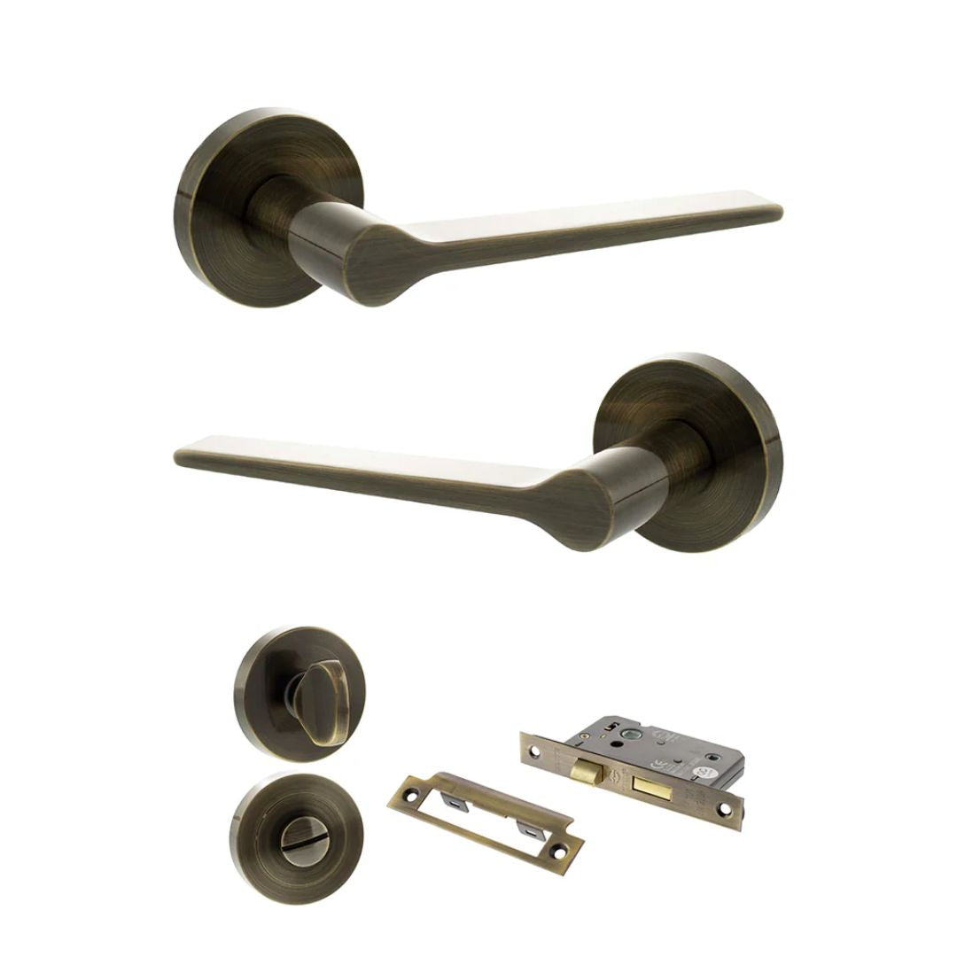 Atlantic SPR180 Senza Pari Laviano on Round Rose Door Handle Pack