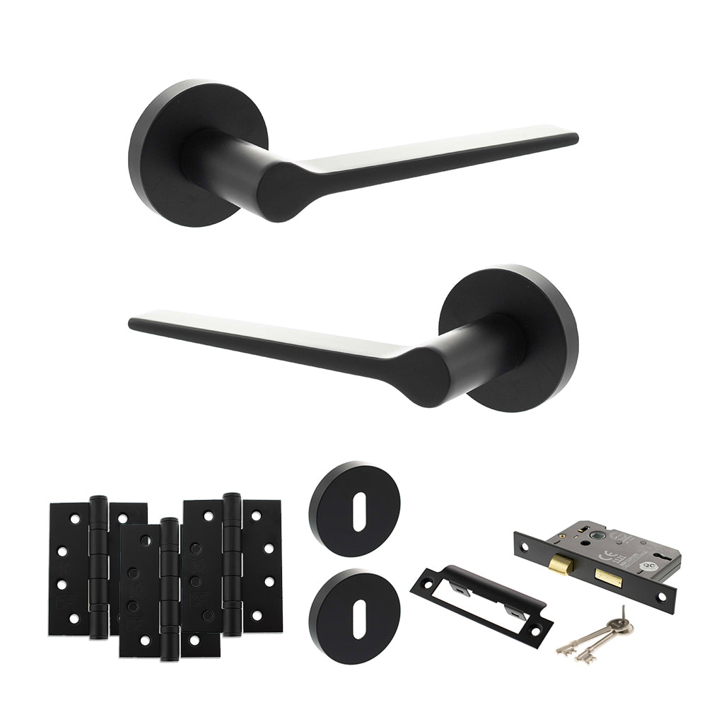 Atlantic SPR180 Senza Pari Laviano on Round Rose Door Handle Pack