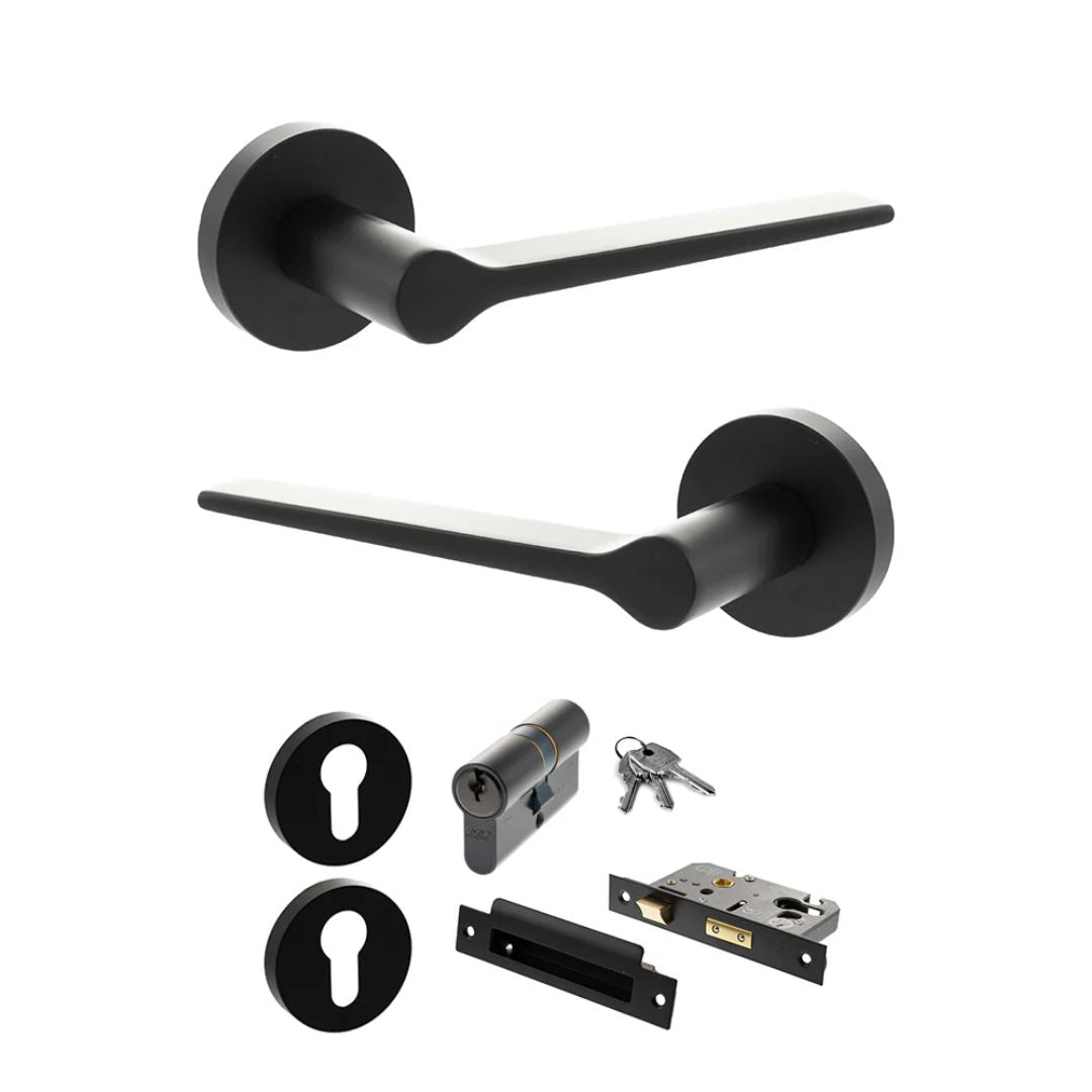 Atlantic SPR180 Senza Pari Laviano on Round Rose Door Handle Pack