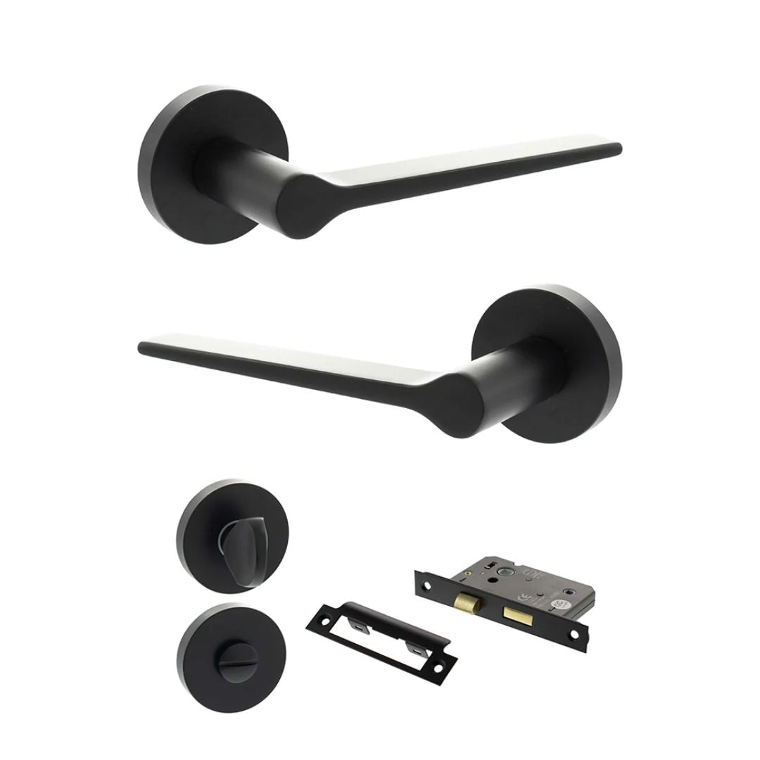 Atlantic SPR180 Senza Pari Laviano on Round Rose Door Handle Pack