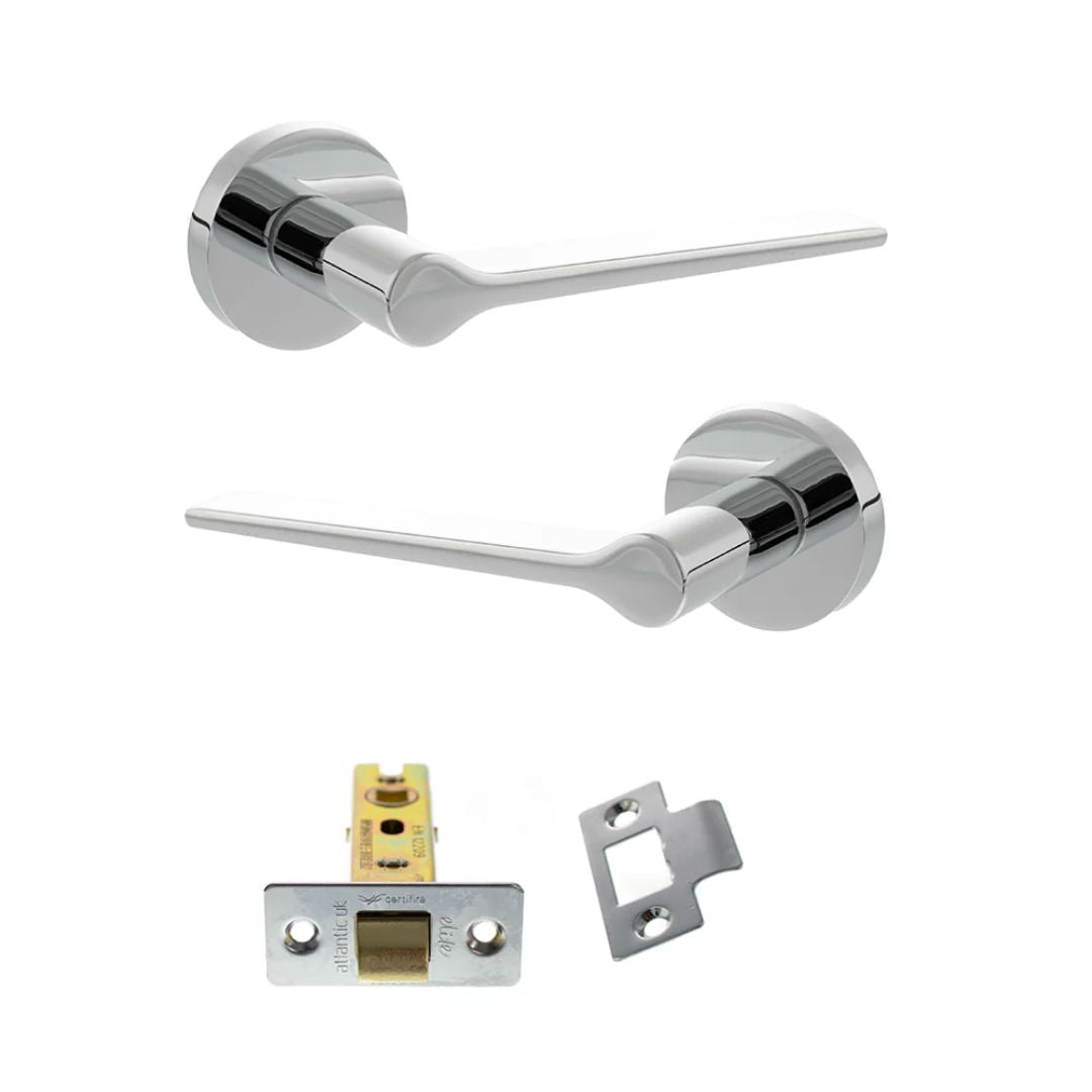 Atlantic SPR180 Senza Pari Laviano on Round Rose Door Handle Pack