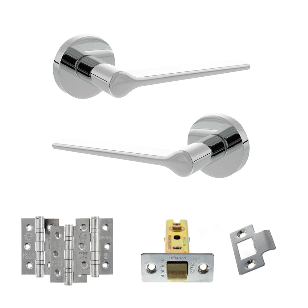 Atlantic SPR180 Senza Pari Laviano on Round Rose Door Handle Pack