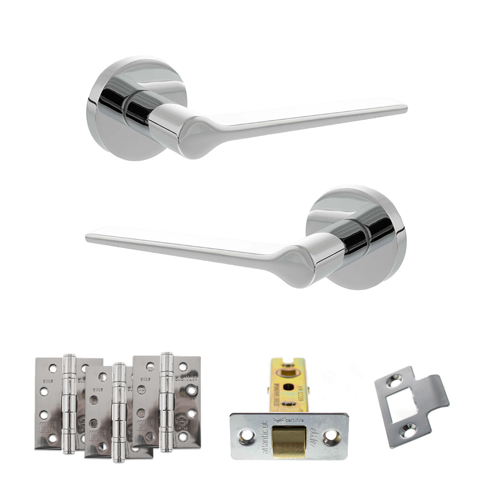 Atlantic SPR180 Senza Pari Laviano on Round Rose Door Handle Pack