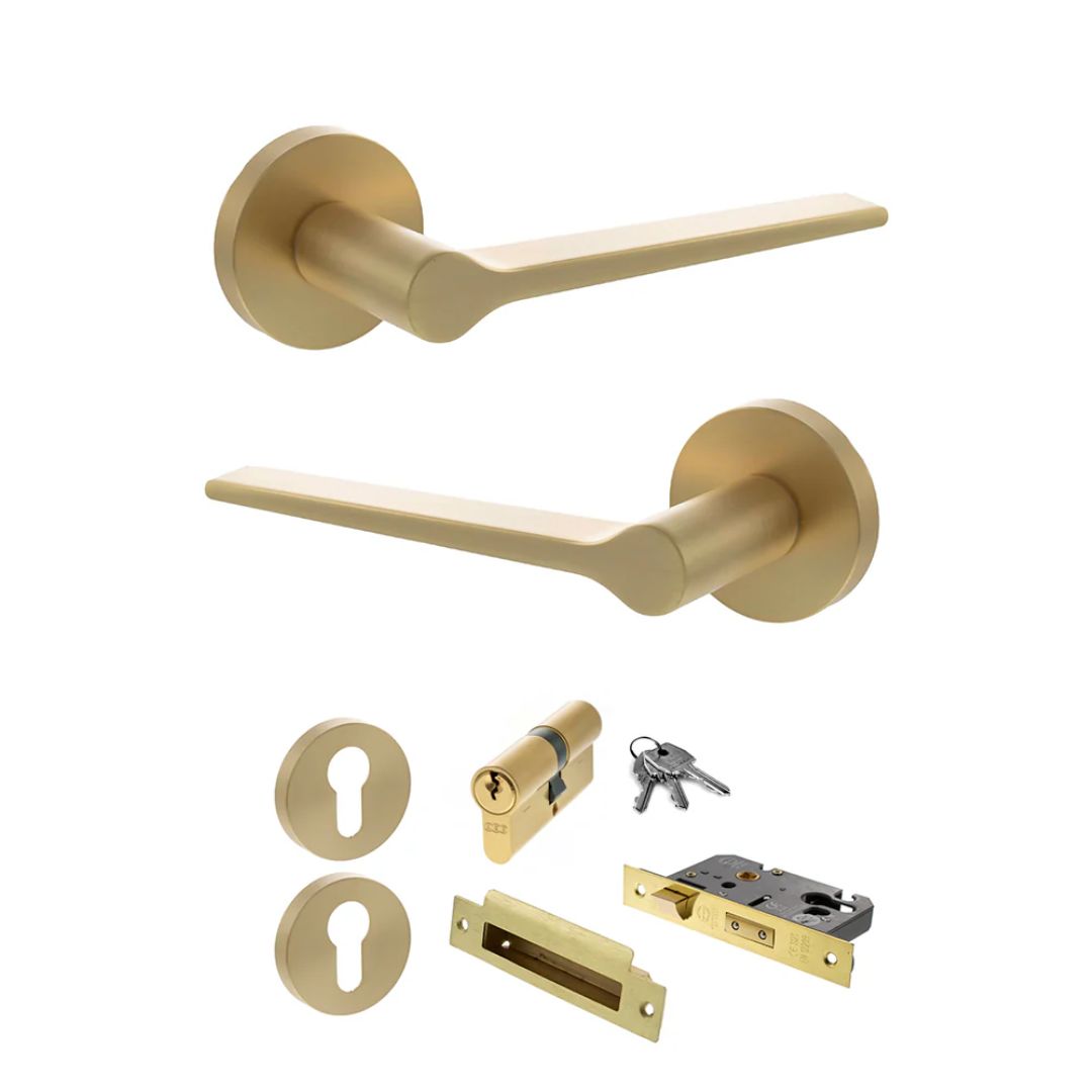 Atlantic SPR180 Senza Pari Laviano on Round Rose Door Handle Pack