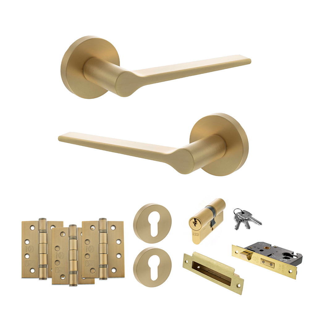Atlantic SPR180 Senza Pari Laviano on Round Rose Door Handle Pack
