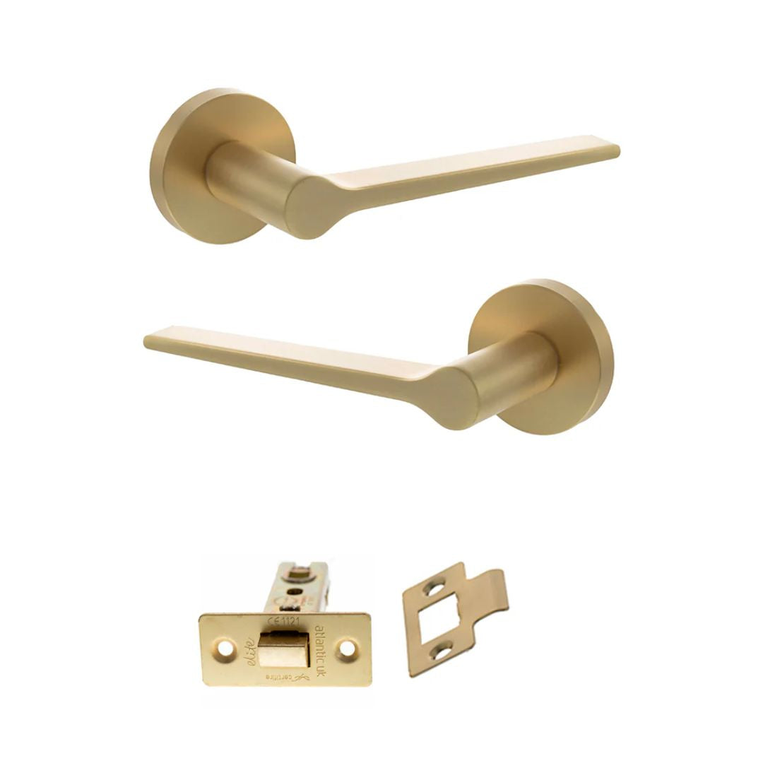 Atlantic SPR180 Senza Pari Laviano on Round Rose Door Handle Pack