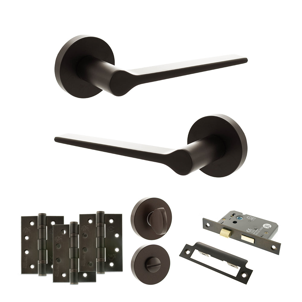 Atlantic SPR180 Senza Pari Laviano on Round Rose Door Handle Pack