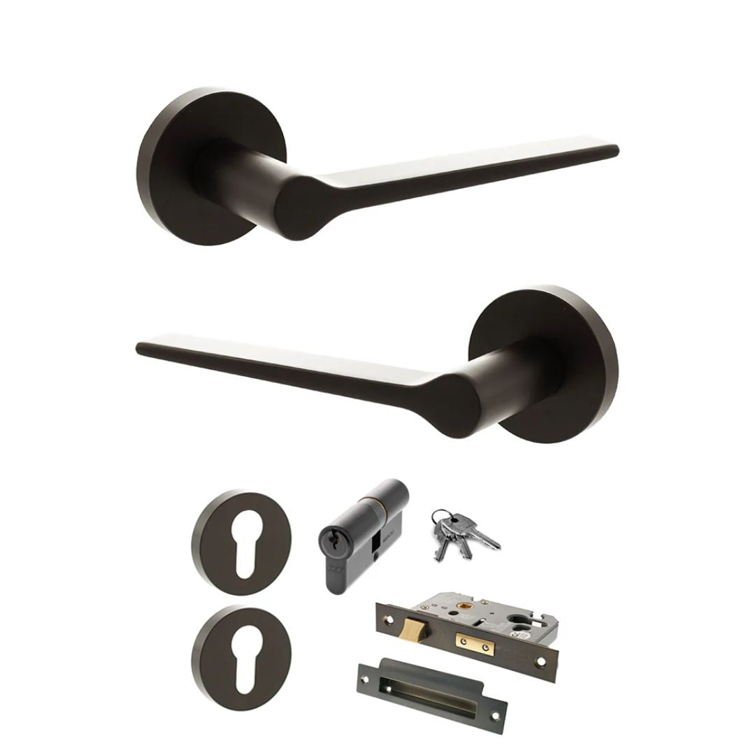 Atlantic SPR180 Senza Pari Laviano on Round Rose Door Handle Pack