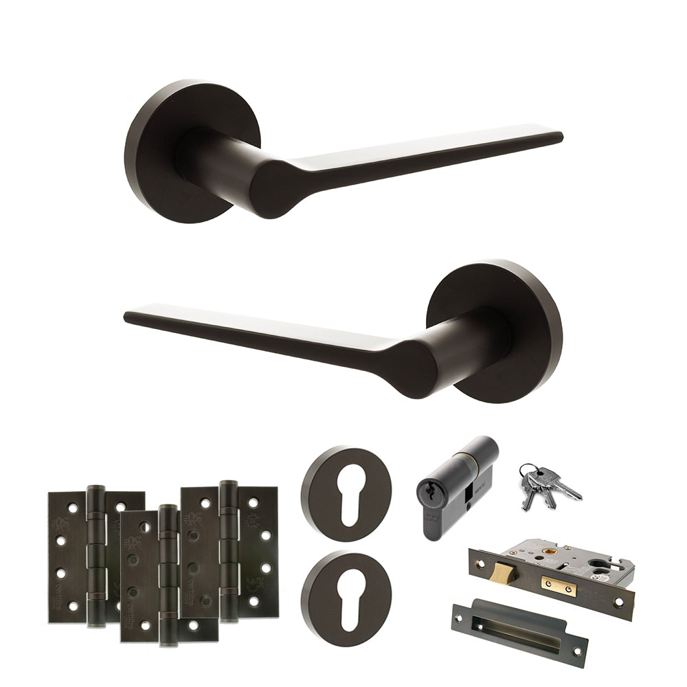 Atlantic SPR180 Senza Pari Laviano on Round Rose Door Handle Pack