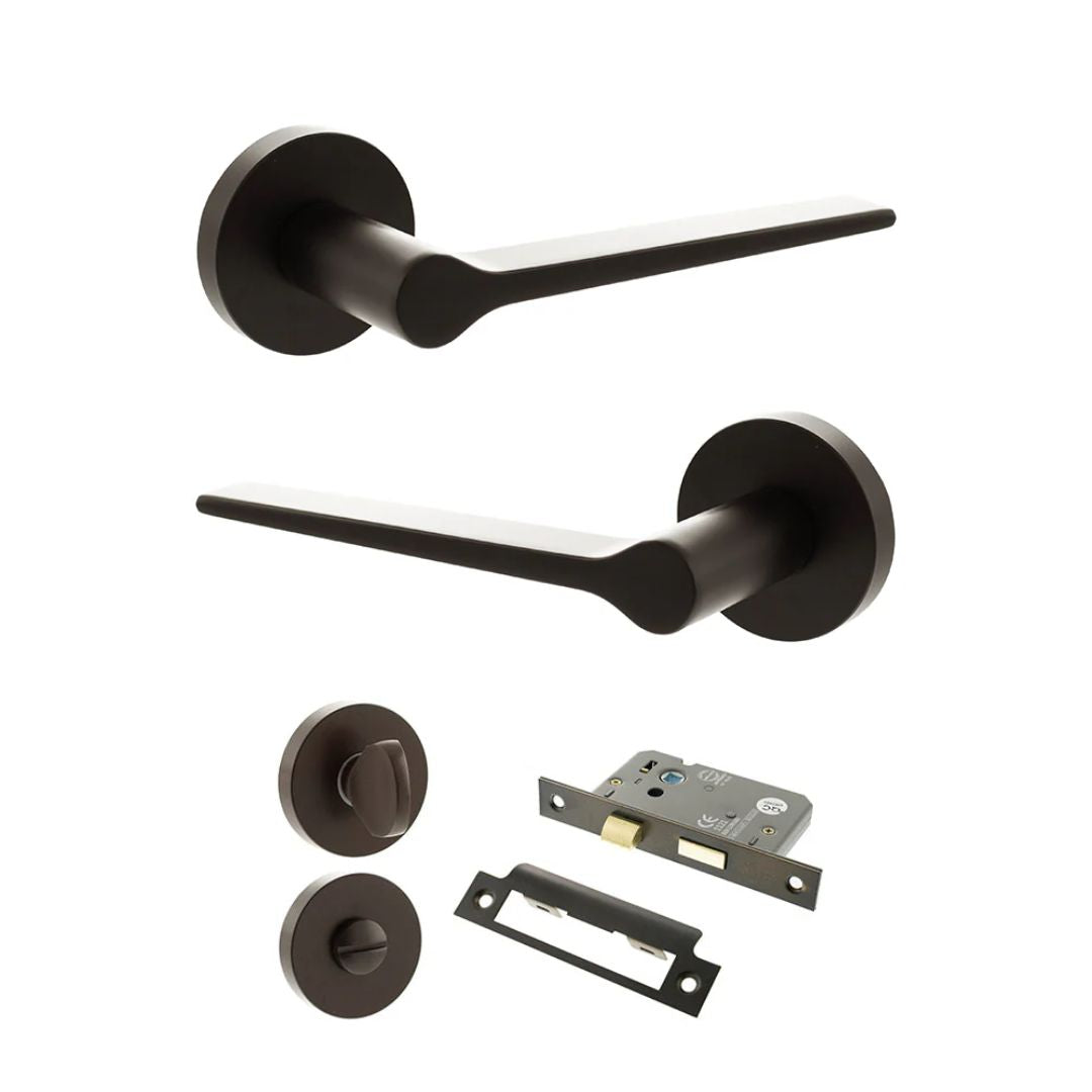 Atlantic SPR180 Senza Pari Laviano on Round Rose Door Handle Pack