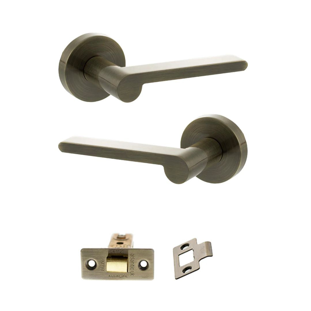 Atlantic SPRO218 Senza Pari Darrio on Round Rose Door Handle Pack