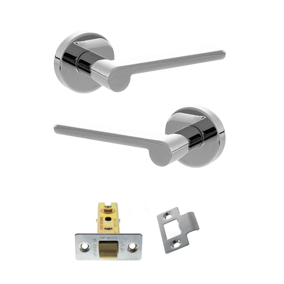 Atlantic SPRO218 Senza Pari Darrio on Round Rose Door Handle Pack