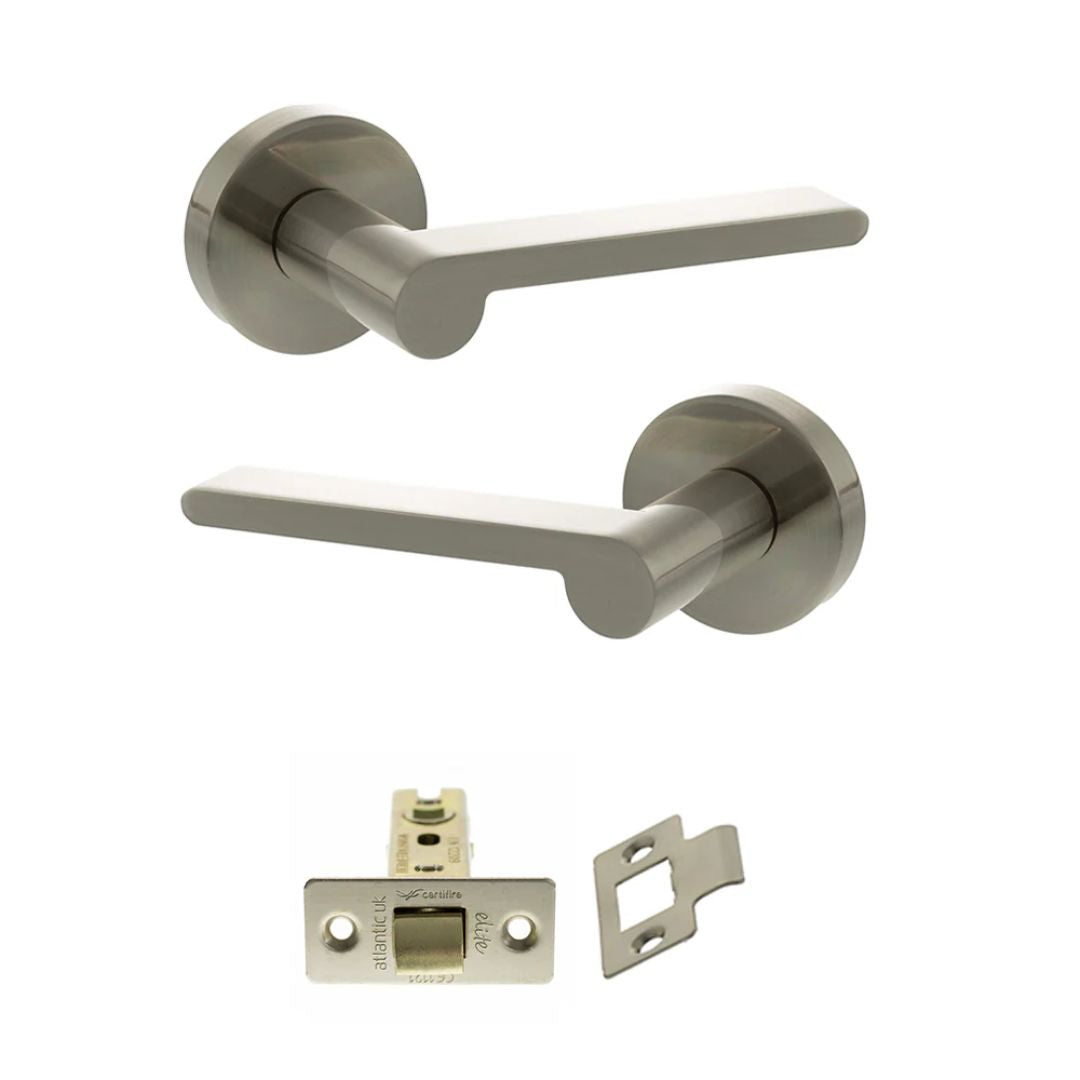Atlantic SPRO218 Senza Pari Darrio on Round Rose Door Handle Pack