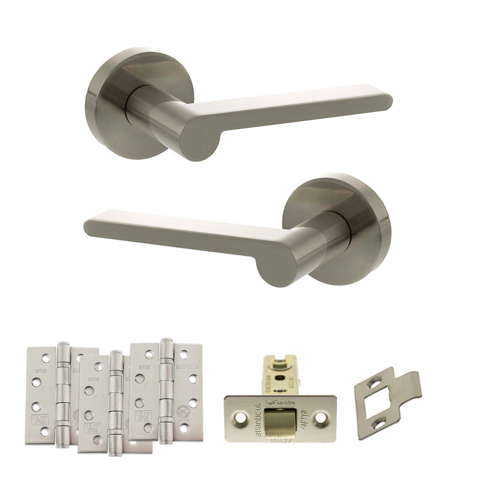 Atlantic SPRO218 Senza Pari Darrio on Round Rose Door Handle Pack