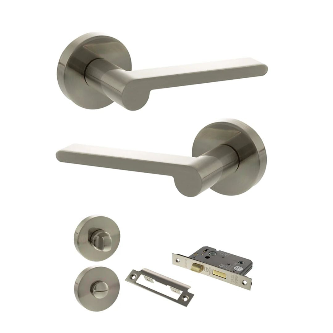 Atlantic SPRO218 Senza Pari Darrio on Round Rose Door Handle Pack