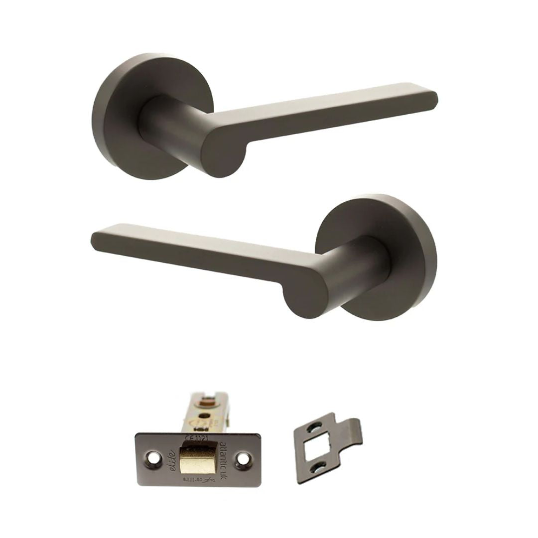 Atlantic SPRO218 Senza Pari Darrio on Round Rose Door Handle Pack