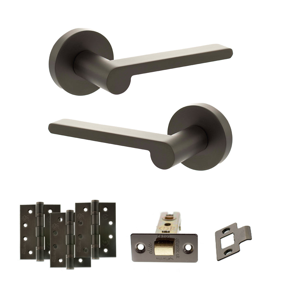 Atlantic SPRO218 Senza Pari Darrio on Round Rose Door Handle Pack