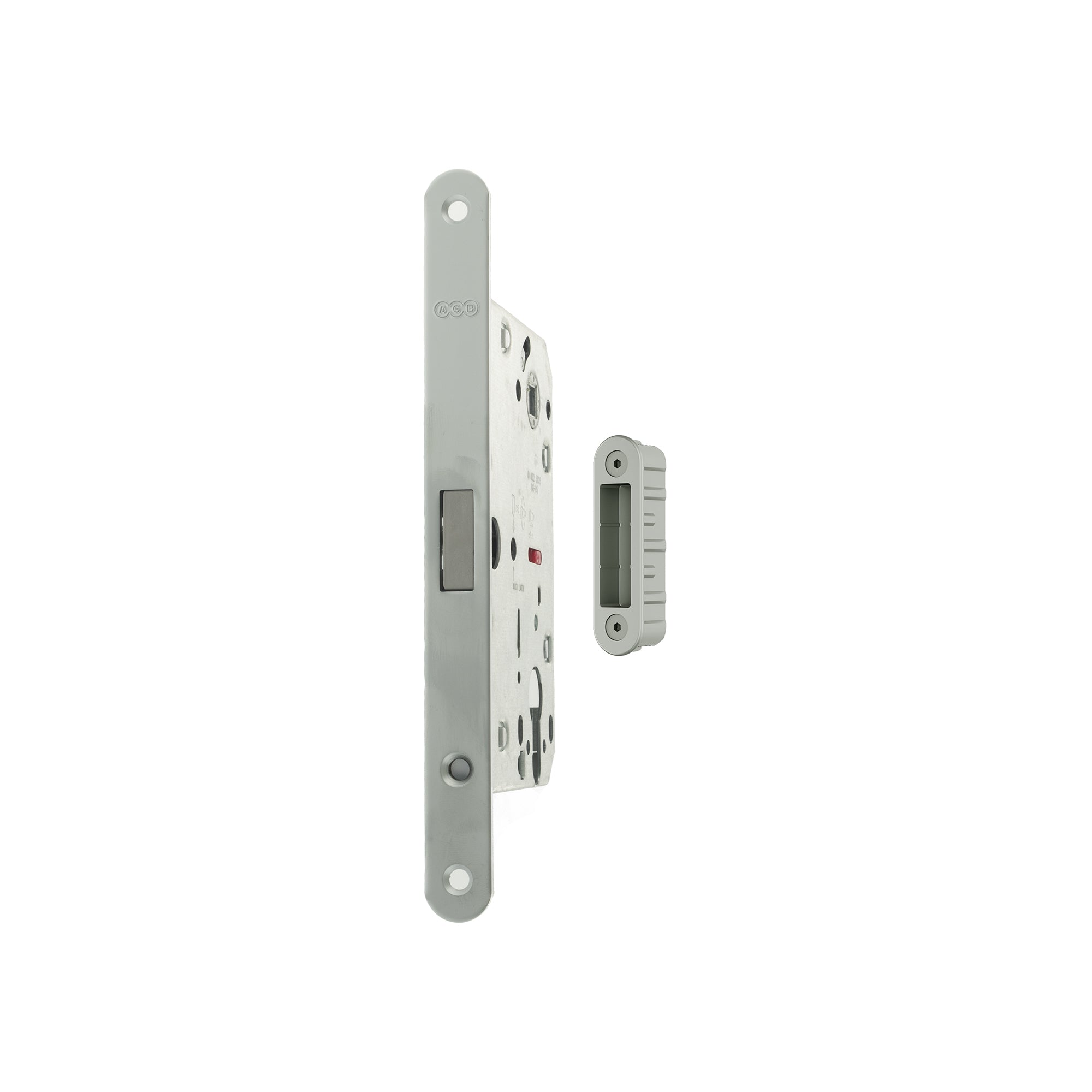 Atlantic AGB Polaris 2XT Magnetic Euro Profile Sashlock 50mm backset with strike plates for ALU doors - Satin Chrome
