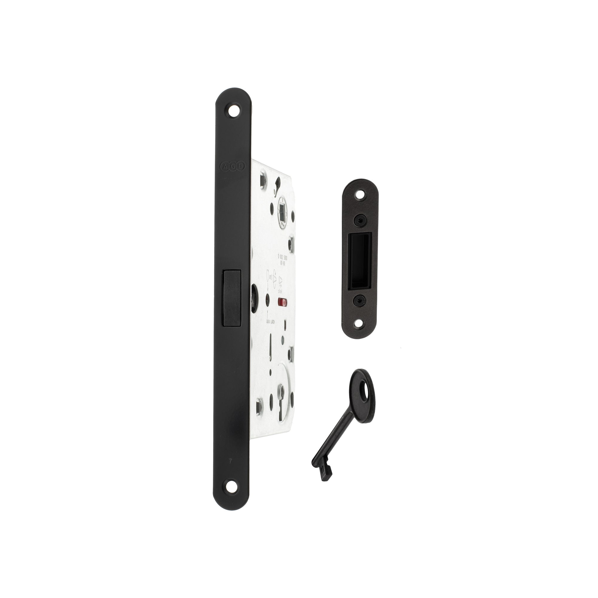 Atlantic AGB Polaris 2XT Magnetic Key Sashlock 60mm backset - Matt Black