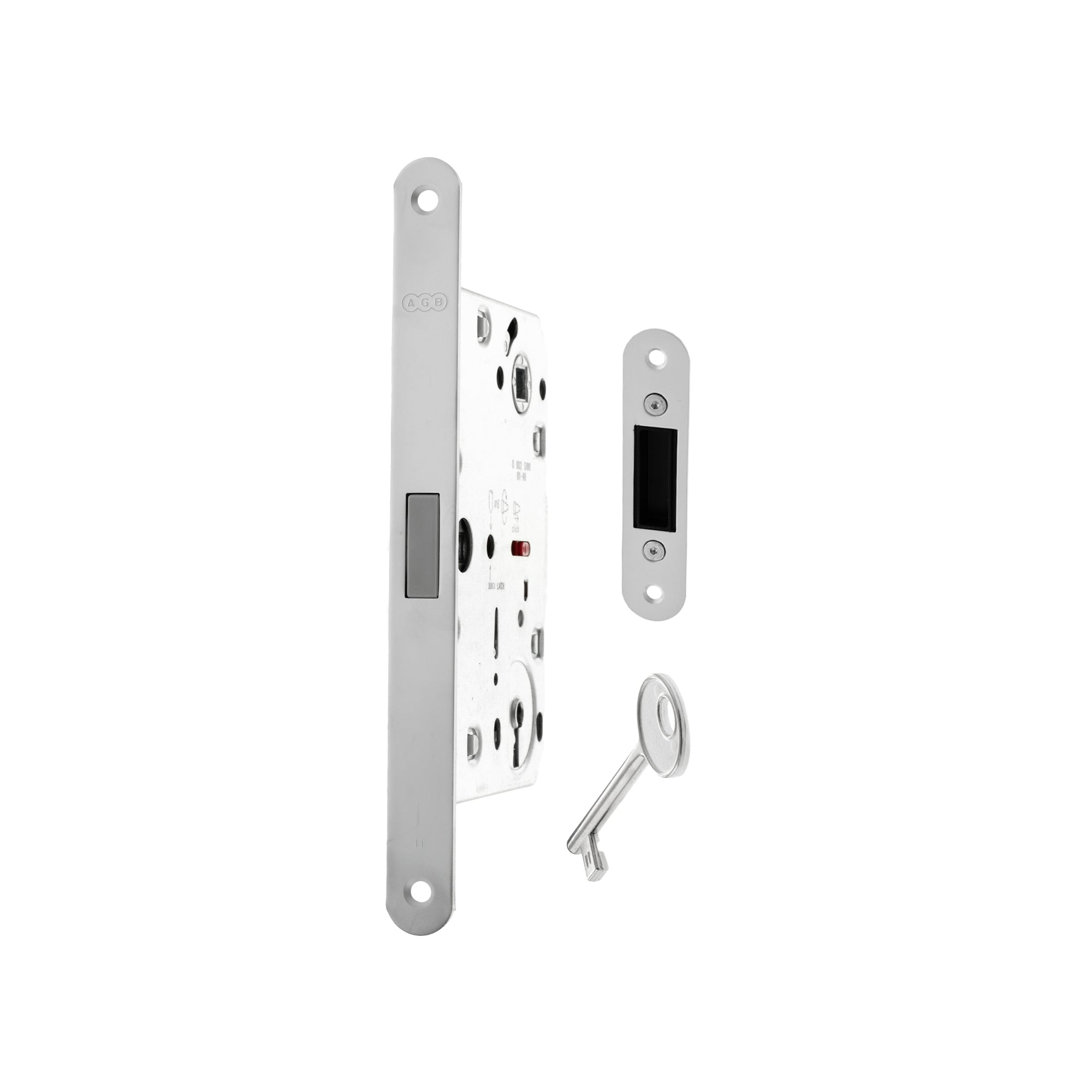 Atlantic AGB Polaris 2XT Magnetic Key Sashlock 60mm backset - White