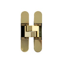Atlantic AGB Eclipse 3.2 Heavy Duty Adjustable Concealed Hinge 80KG Capacity - Polished Brass