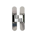 Atlantic AGB Eclipse 3.2 Heavy Duty Adjustable Concealed Hinge 80KG Capacity - Polished Nickel