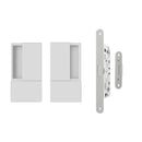 Atlantic AGB Wave Flush Door Handle & Latch Set - White