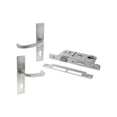 Atlantic DIN Euro Profile Escape Sashlock Double Throw with RTD lever 60mm backset - Satin Stainless Steel