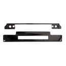 Atlantic DIN Rebate Kit for Euro Profile, Bathroom Lock, Latch, Euro Deadlock - Black Nickel