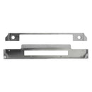 Atlantic DIN Rebate Kit for Fixed Plate Euro Profile, Bathroom Lock, Latch, Euro Deadlock - Satin Stainless Steel