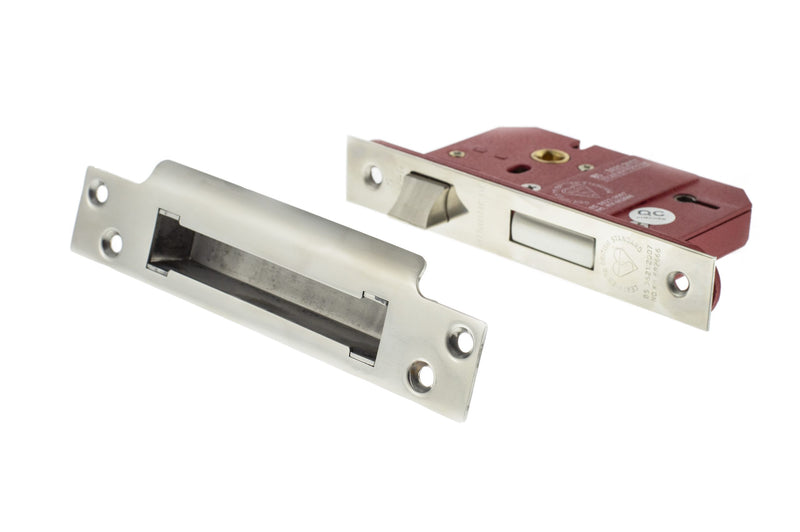 Atlantic 3" Elite 5 Lever Key Sashlock (Polished Chrome)