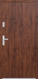 Turenwerke ATU 68 Design 507 Steel Door - Walnut