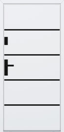 Turenwerke ATU 68 Design 522 Steel Door - White - Blackline