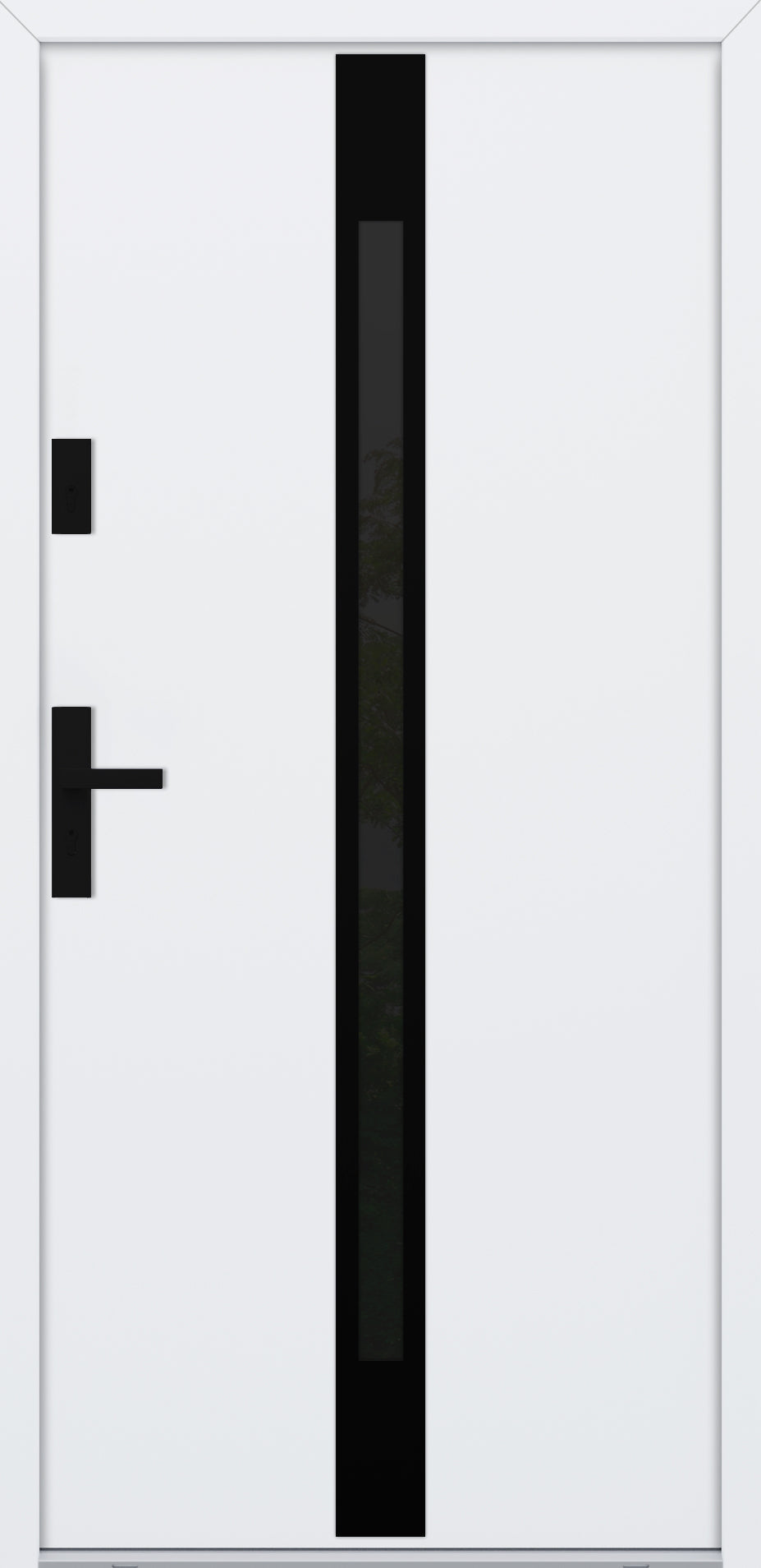 Turenwerke ATU 68 Design 525 Steel Door - White - Blackline