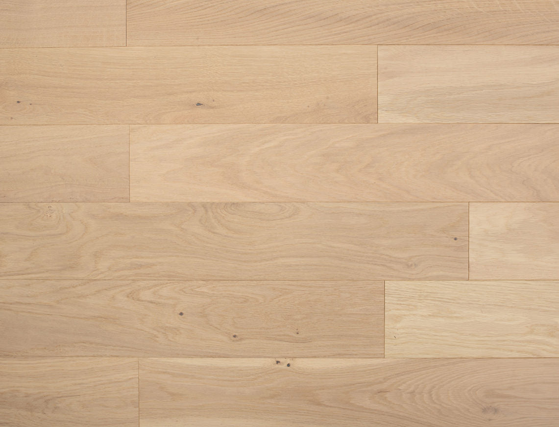 Allesley Oak Smooth Plank Engineered Wood Flooring | Invisible UV Oiled | 125 x 300-1200 x 10/2.5mm