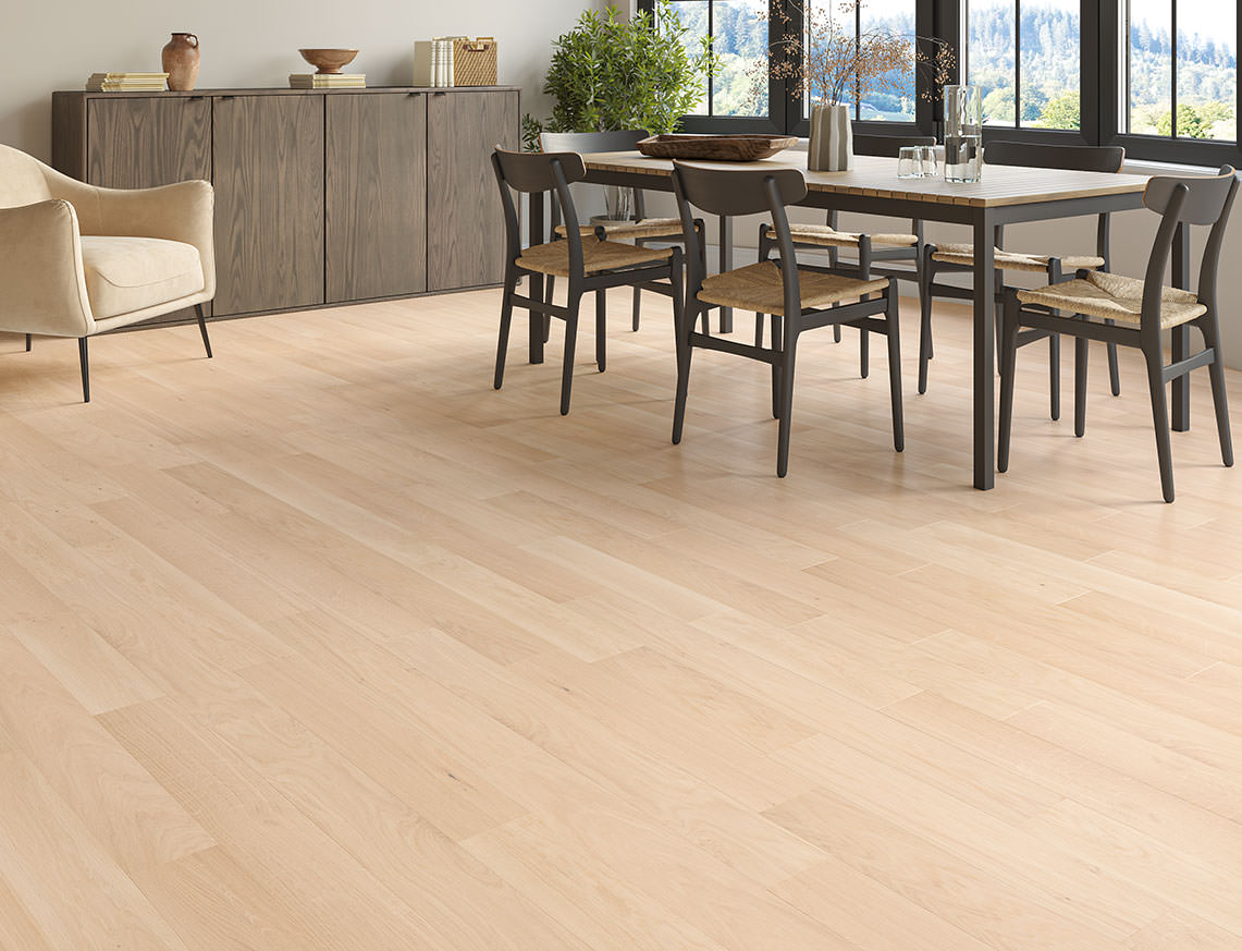 Allesley Oak Smooth Plank Engineered Wood Flooring | Invisible UV Oiled | 125 x 300-1200 x 10/2.5mm