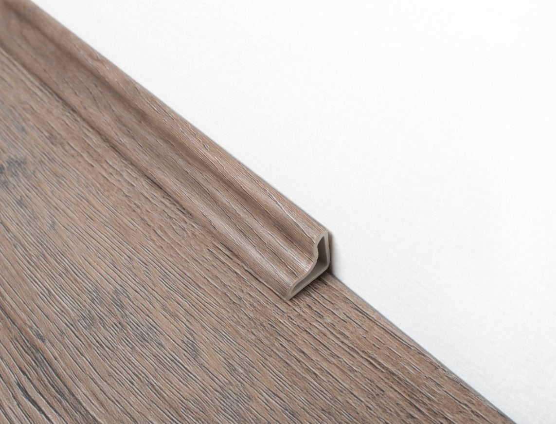 Mocha Oak SPC Vinyl Beading 2400 x 28 x 15mm