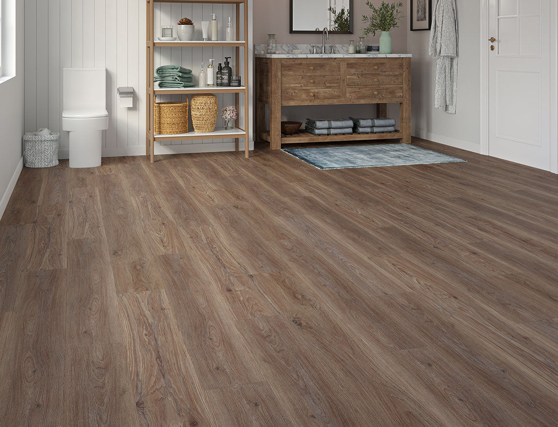 Ballycastle Oak Antique Brown Oak Plank LVT Flooring | 180 x 1220 x 6.5/0.5mm