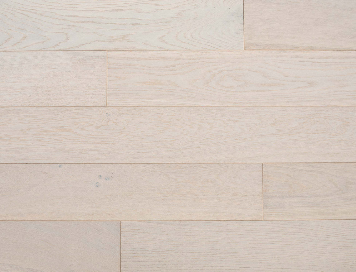 Belvoir Oak Double White Brushed Plank Engineered Wood Flooring | UV Oiled | 125 x 300-1200 x 10/2.5mm