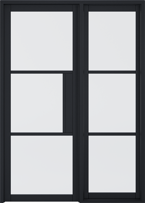 LPD Tribeca Black Door Glazed Sidelight