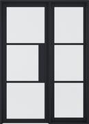 LPD Tribeca Black Door Glazed Sidelight