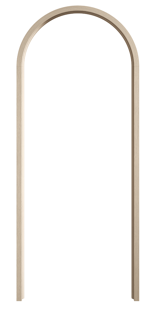 LPD Curved Door Lining Pre-Finished Blonde Oak