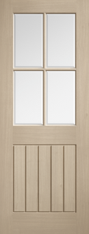 LPD Mexicano 4L Glazed Pre-Finished Blonde Oak Door