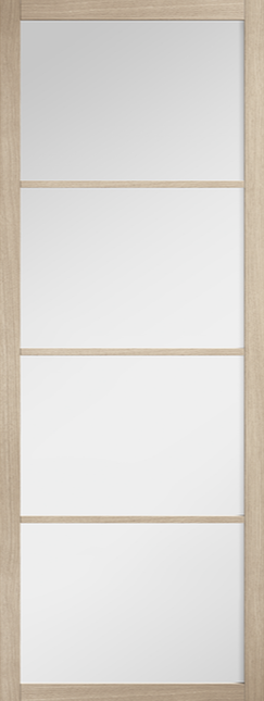 LPD Pre-finished Blonde Oak Soho Glazed DoorInternal door  LPD Pre-finished Blonde Oak Soho Glazed Door