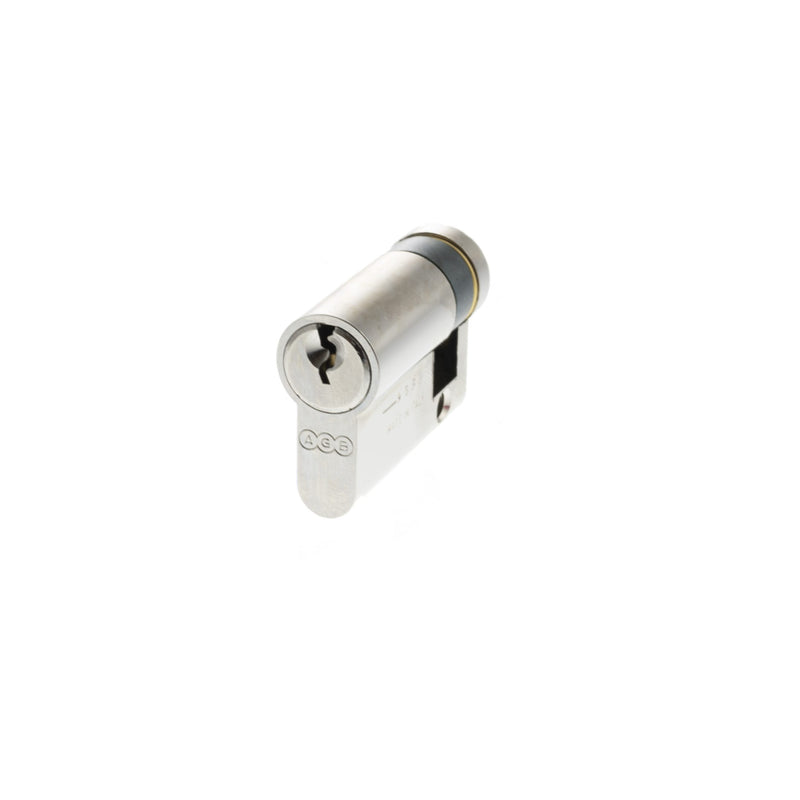 AGB Euro Profile 5 Pin Single Cylinder 35-15mm (45mm) - Polished Chrome