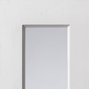 JB Kind Canterbury 2 Light Clear Glass Internal Door - Grained